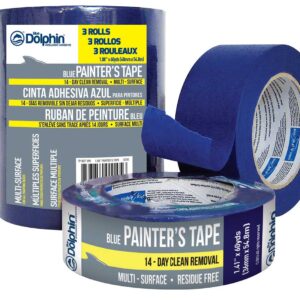 Blue dolphin UV malertape til afdækningsopgaver.